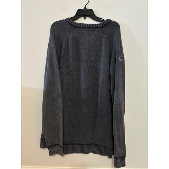 Harley Davidson Sweater Crew Neck Gray Mens 2XL 2010 Embroidered Logo - Picture 3 of 8